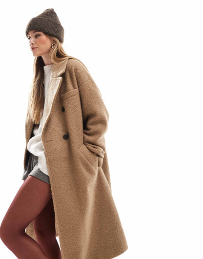 Drop Shoulder Tailored Coat
