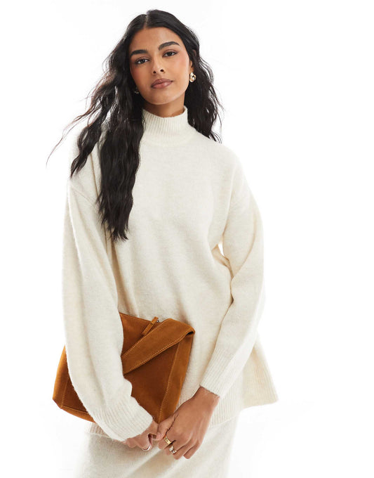 Oversized Rollneck Jumper Co-Ord