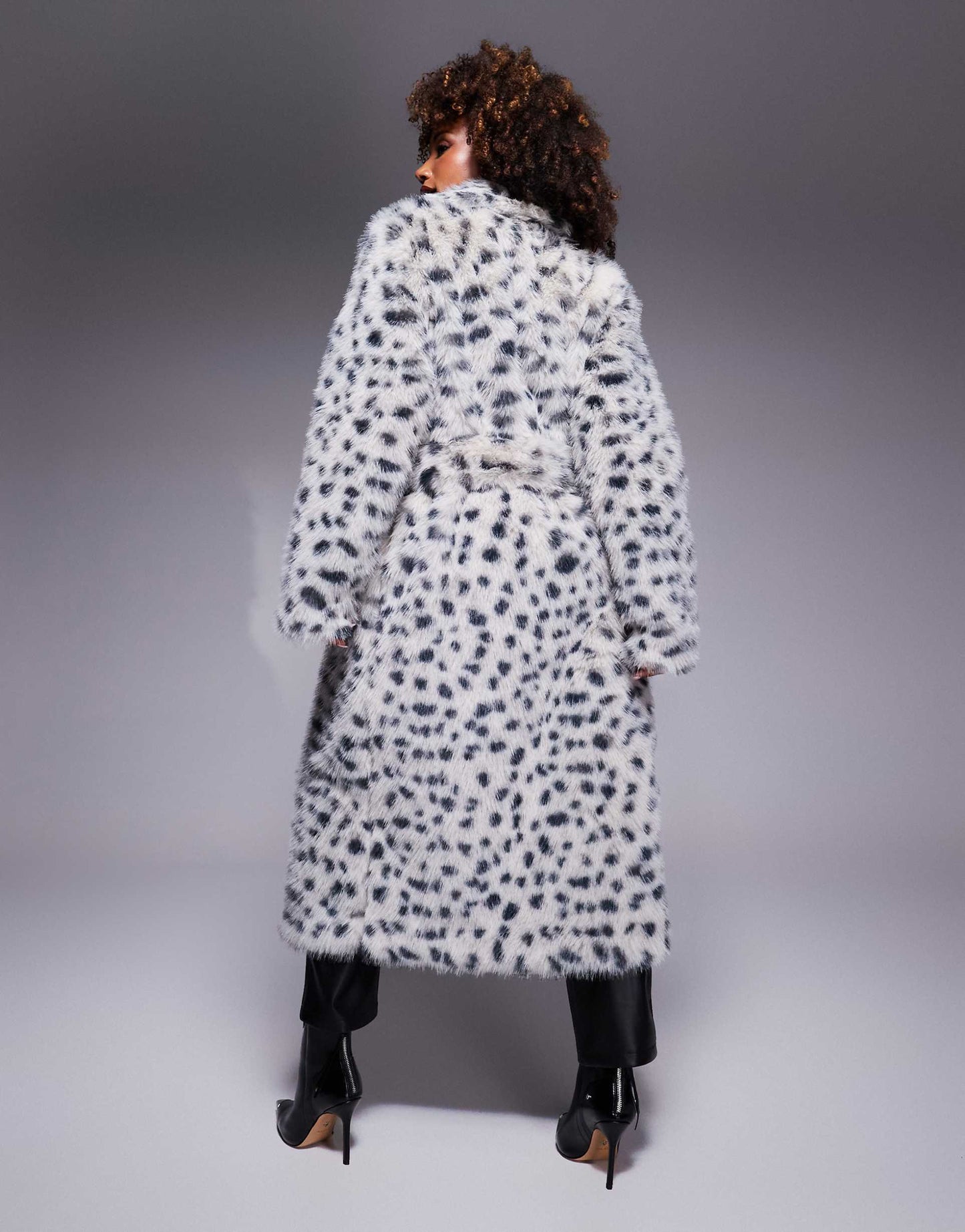 Premium Faux Fur Wrap Over Coat