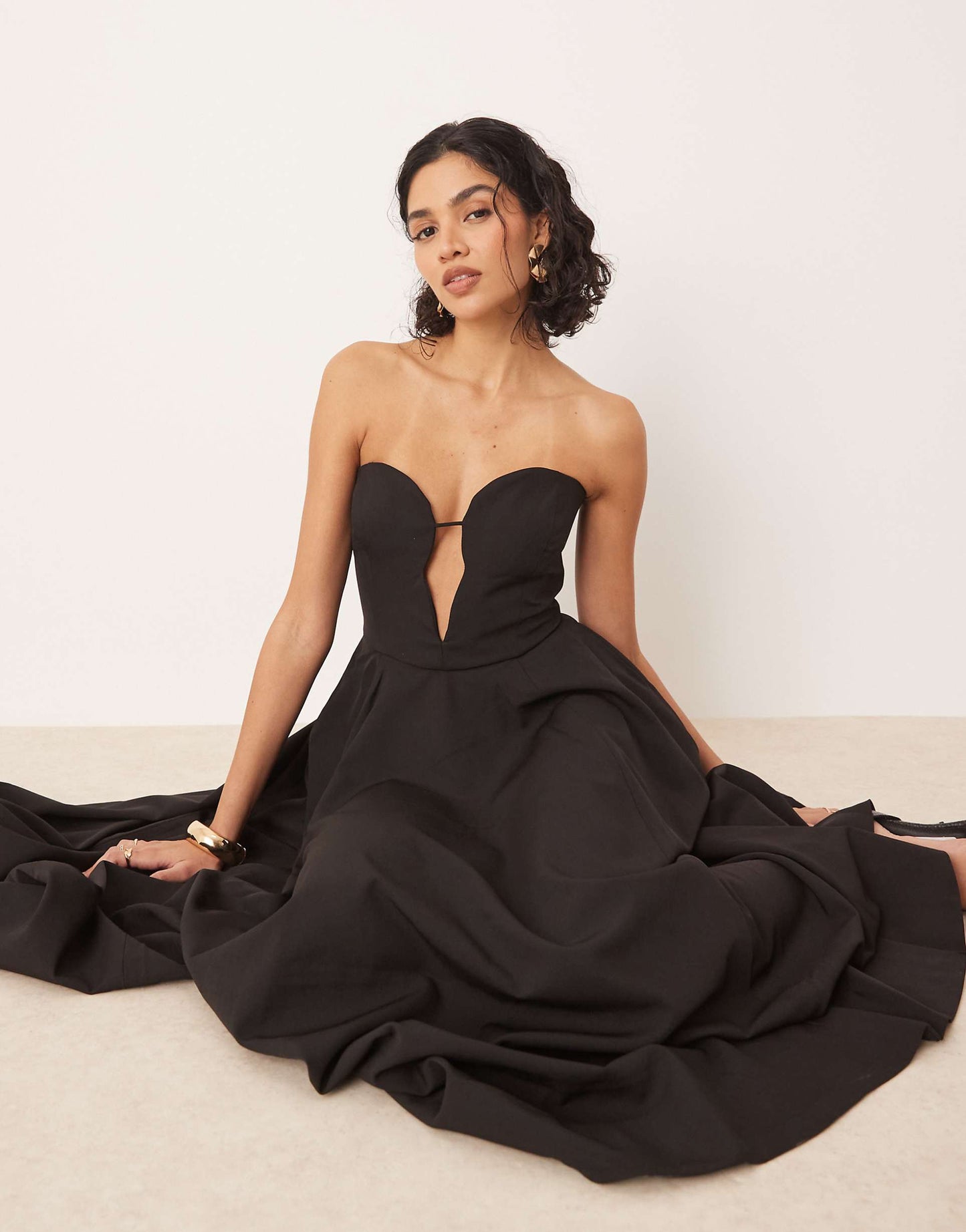 Bandeau Premium Maxi Prom Dress