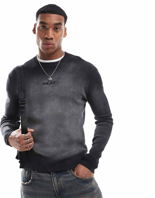 Faded Knitted Jumper