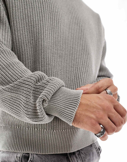 Ribbed Knitted Jumper