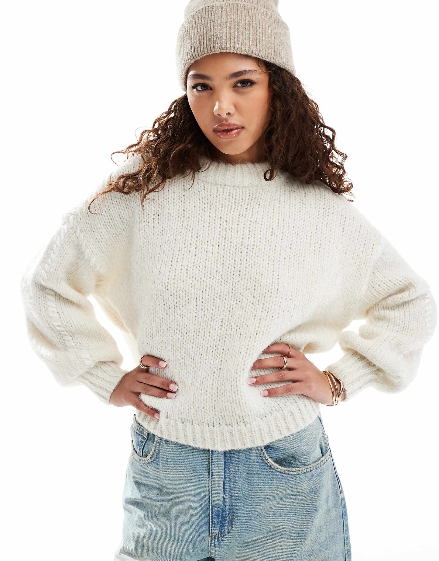 Supersoft Jumper With Contrast Stitching