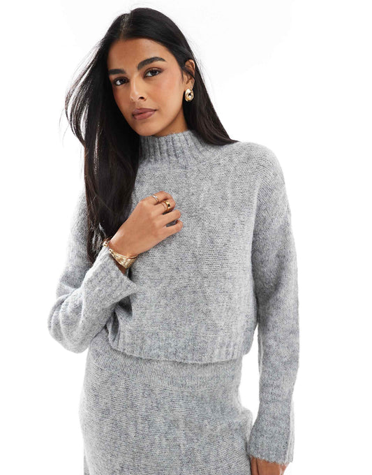 Aware Chunky Roll Neck Jumper Co-Ord