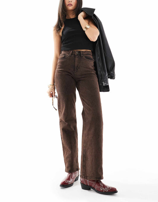 Tessa High Waisted Wide Leg Jeans