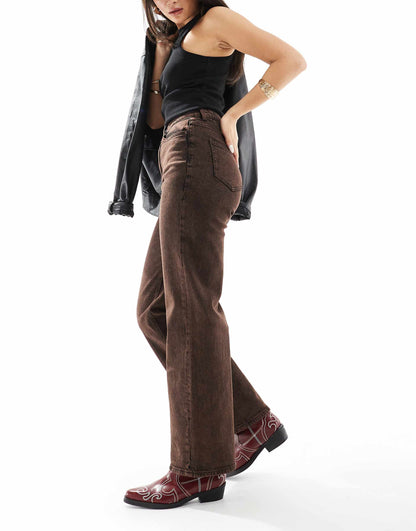 Tessa High Waisted Wide Leg Jeans