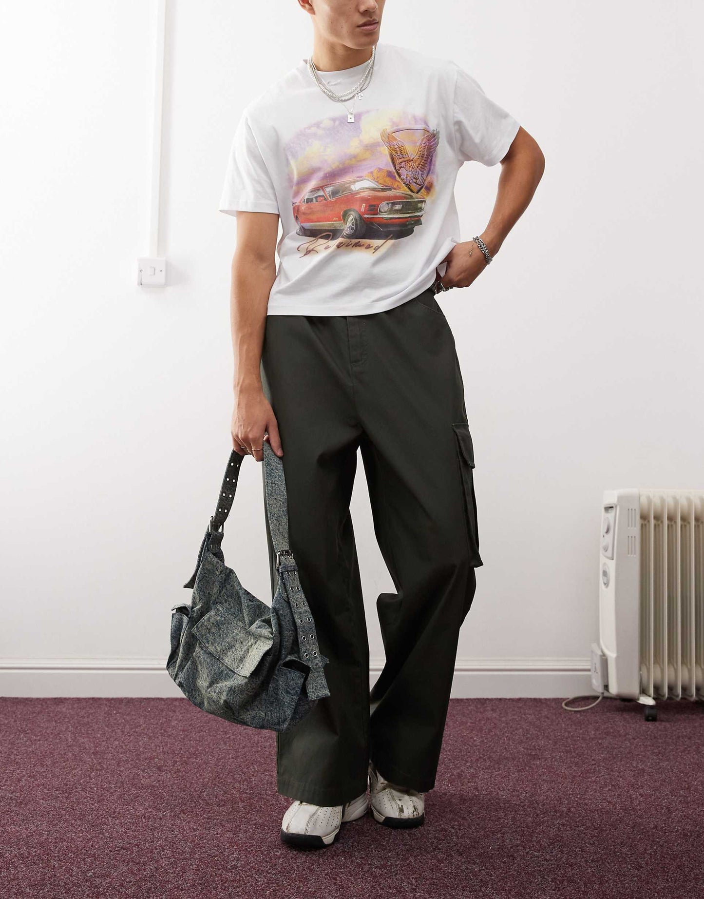 Wide Leg Utility Trousers