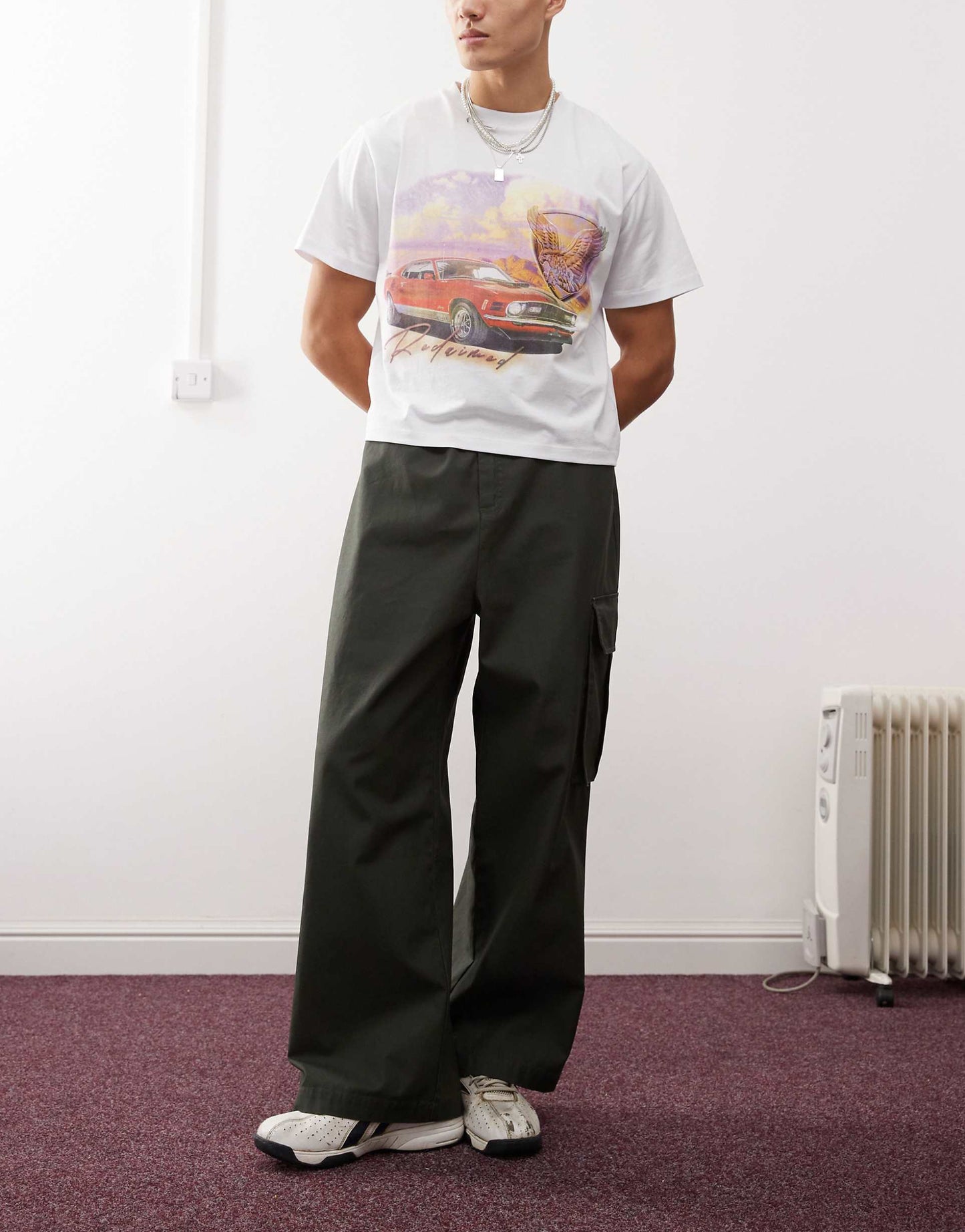 Wide Leg Utility Trousers