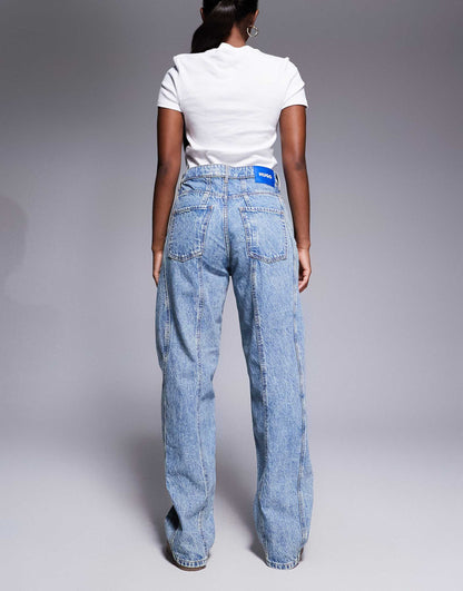Leni Jeans With Wave Seams