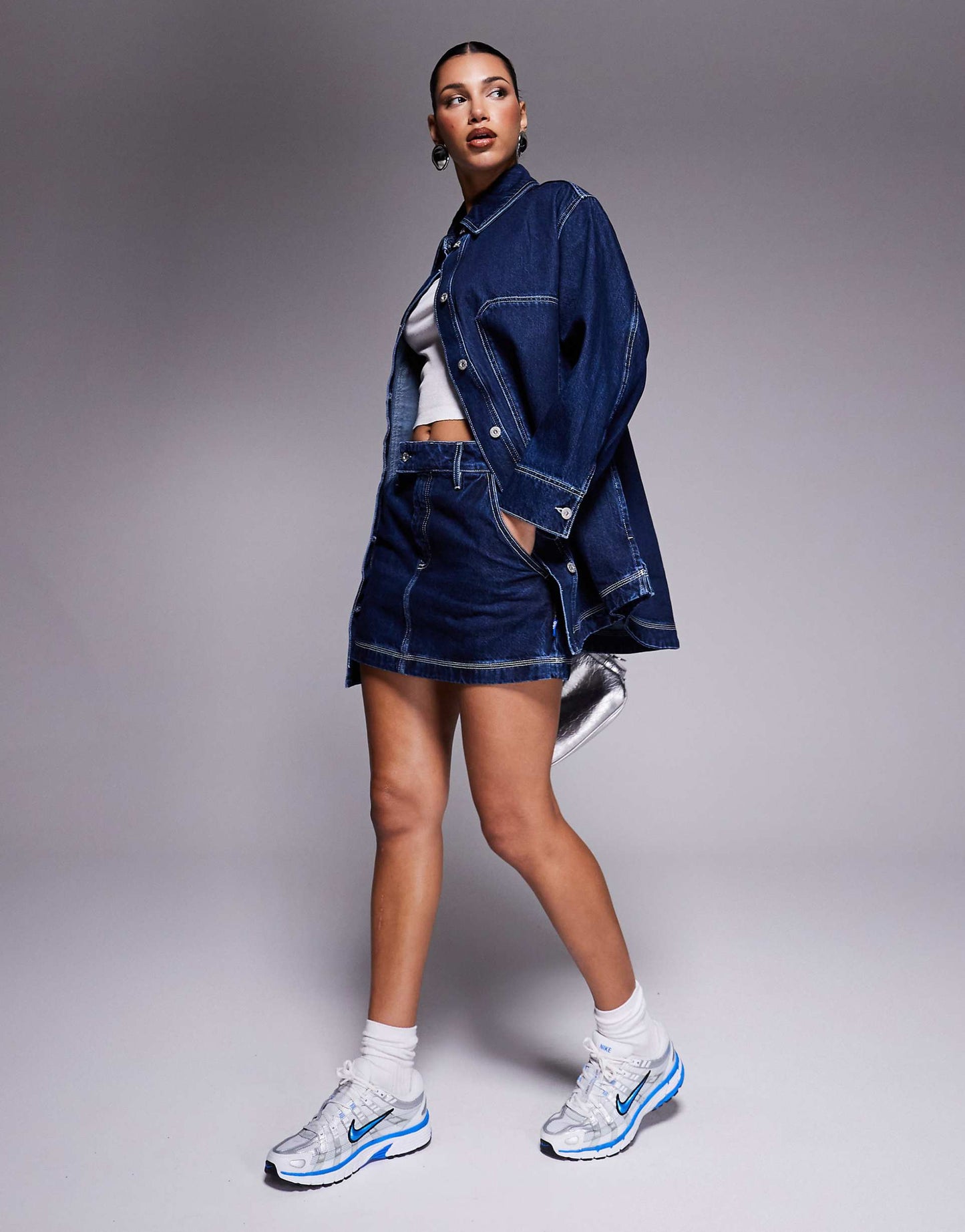 Galane Co-Ord Longline Denim Jacket