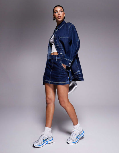 Galane Co-Ord Longline Denim Jacket