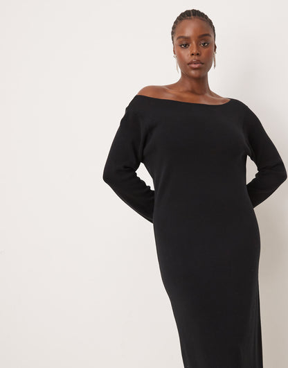 Curve Midaxi Knit Dress