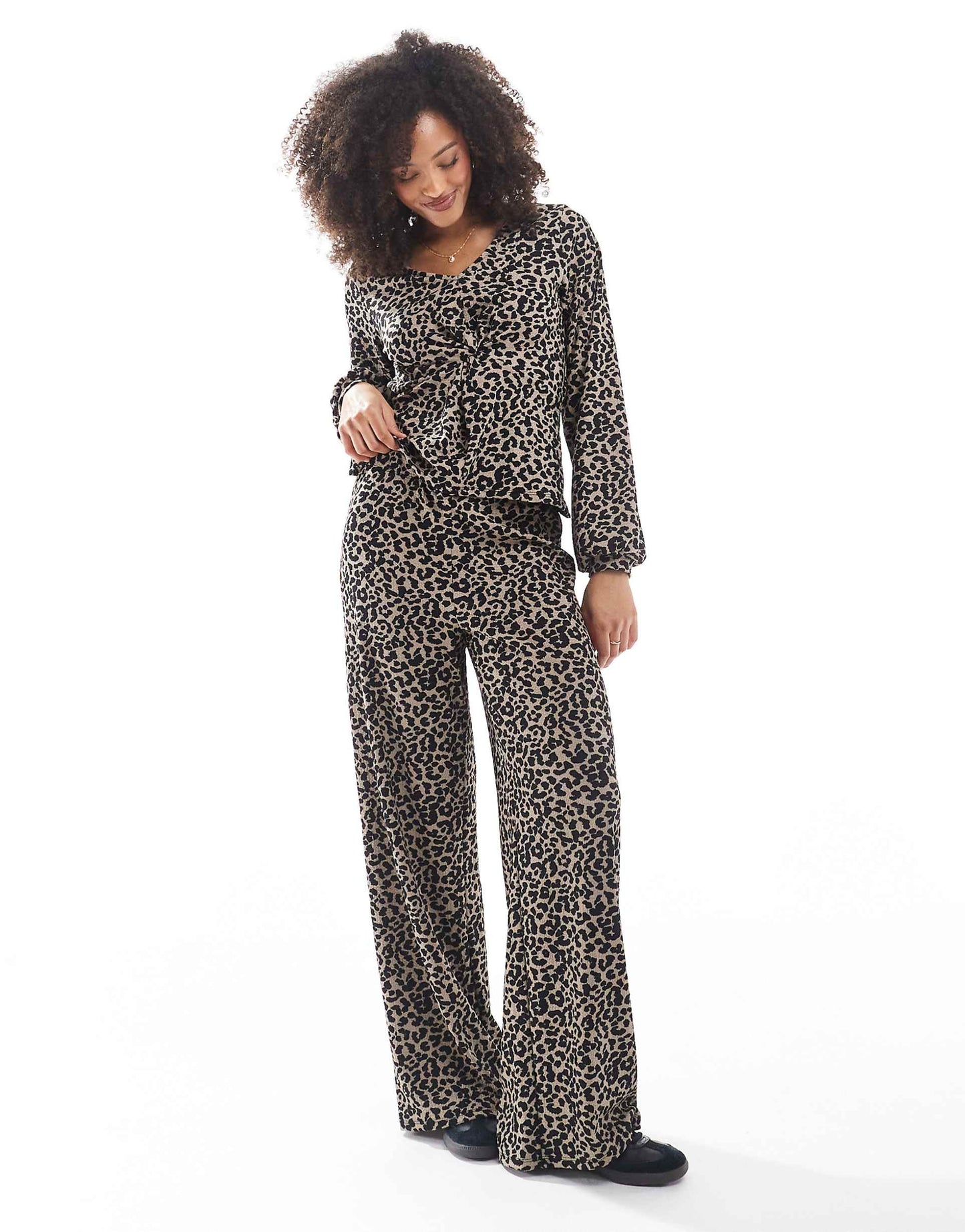Knot Front Jersey Top Co-Ord