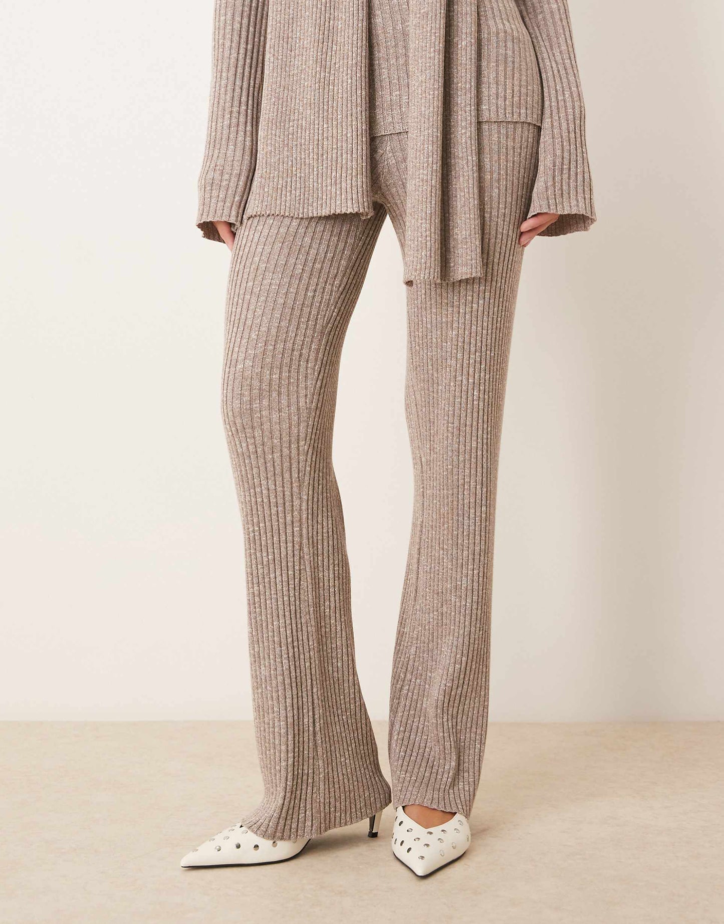 Ribbed Knit Trouser Co-Ord