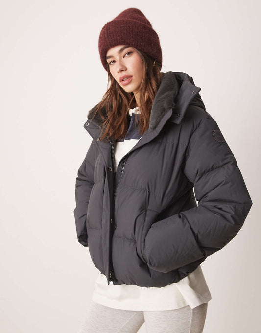 Down Filled Heavyweight Mid Length Puffer Jacket