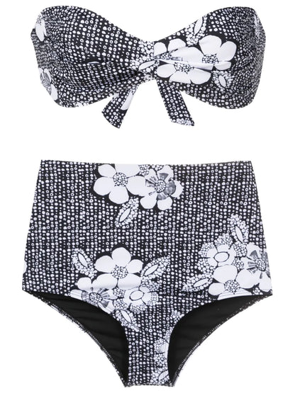 Floral-Print Bikini Set