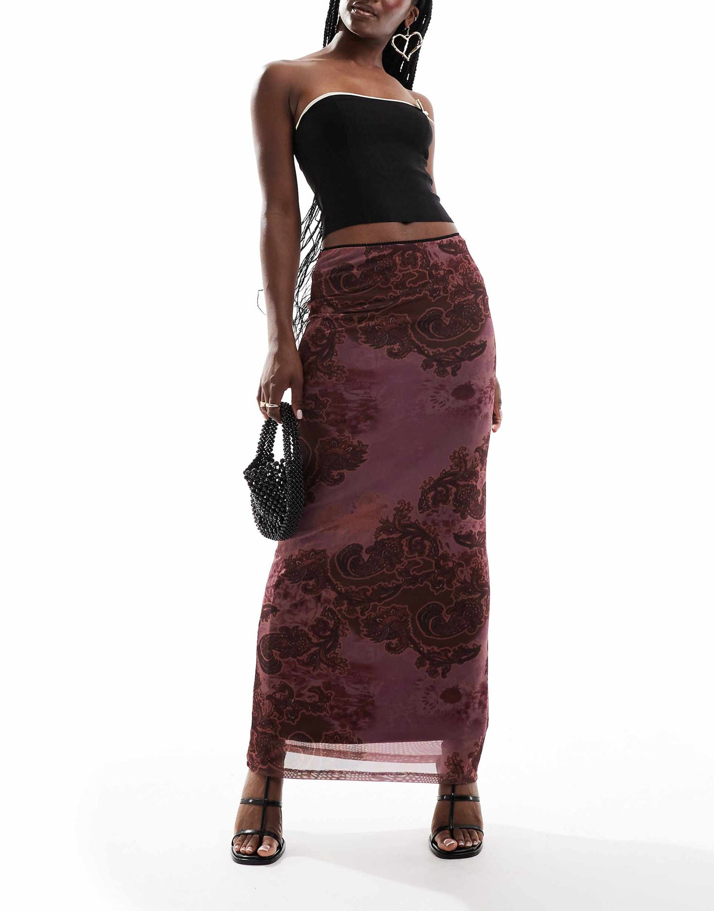 Column Maxi Skirt