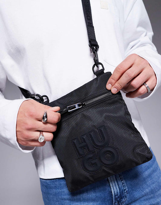 Malick Stacked Logo Crossbody Bag