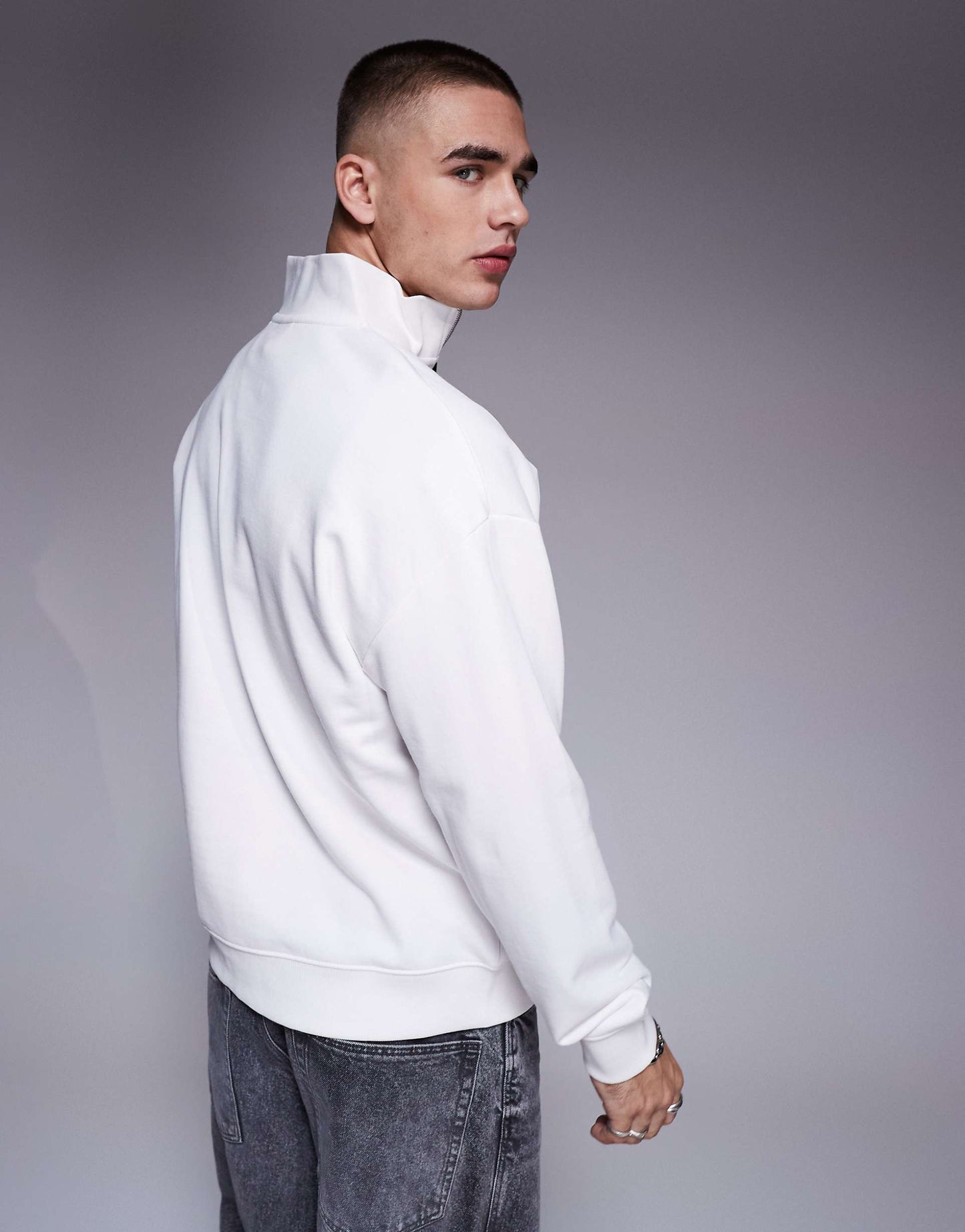 Durty Half Zip Sweatshirt