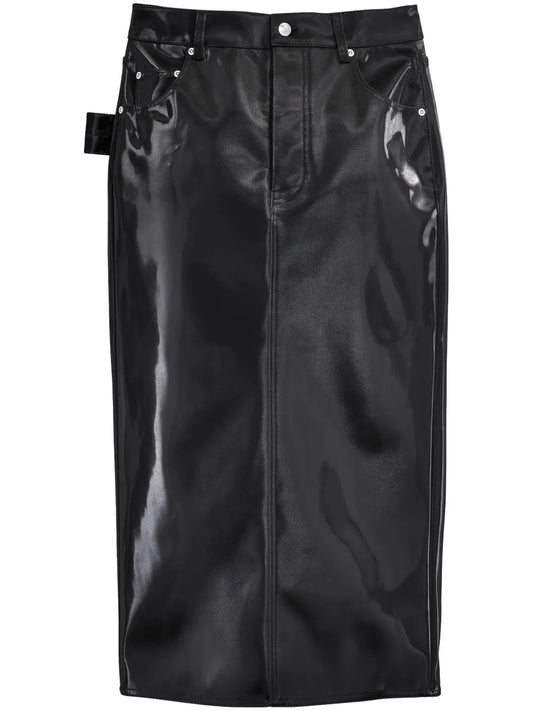 Reflective Midi Skirt
