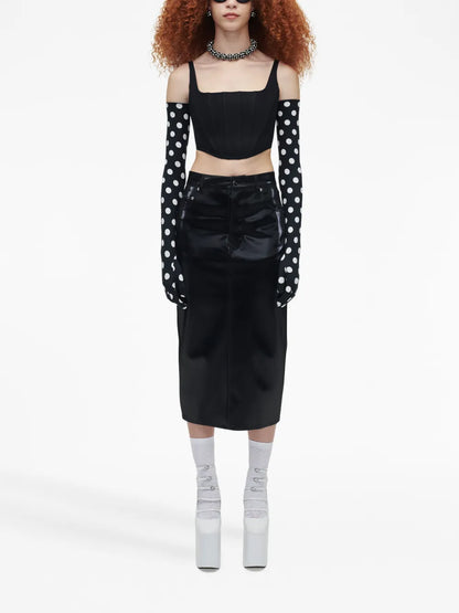 Reflective Midi Skirt