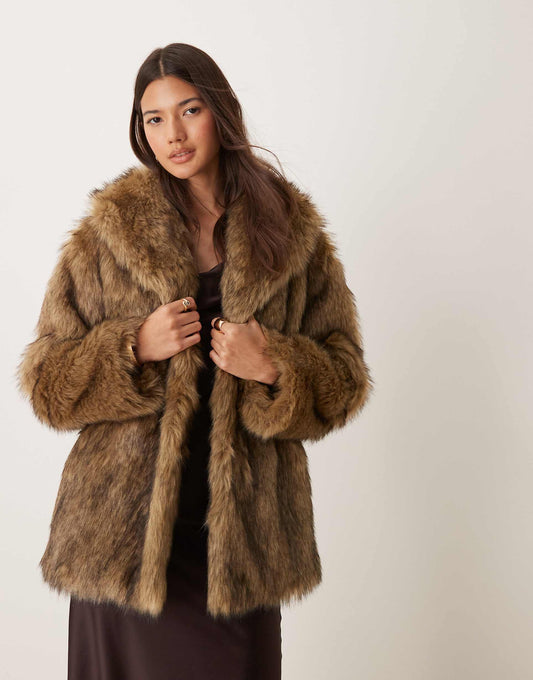 Faux Fur Coat