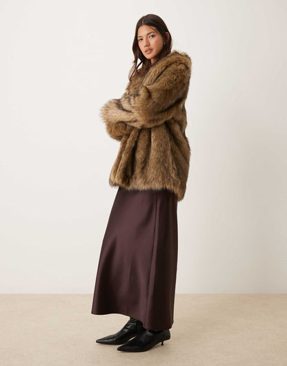Faux Fur Coat