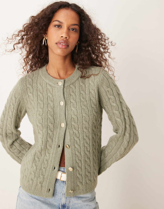 Button Up Knit Cardigan