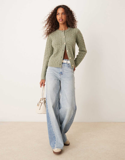 Button Up Knit Cardigan