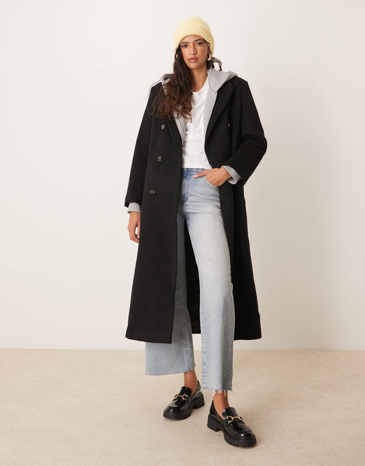 Double Breasted Long Coat