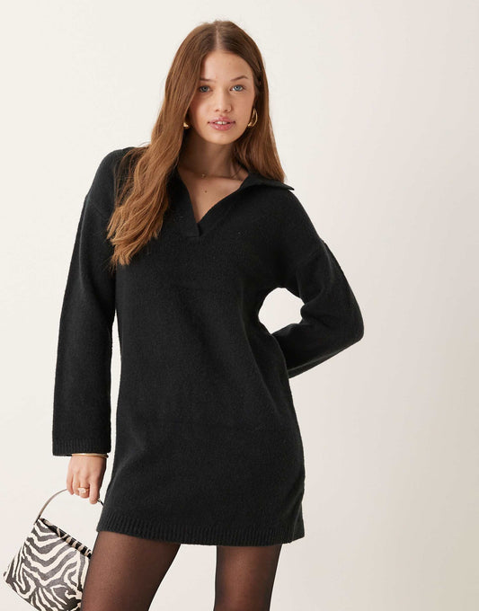 Long Sleeve Knitted Dress