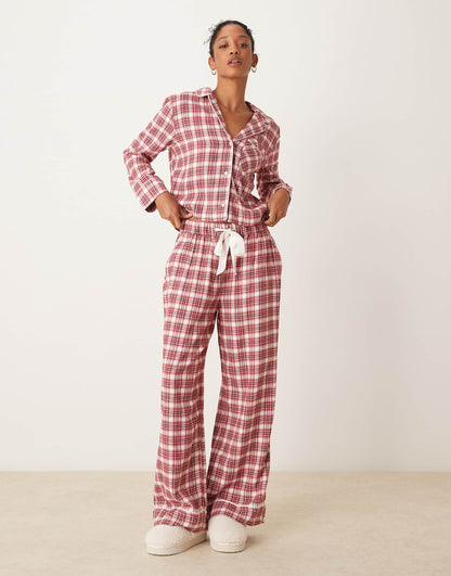 Co-Ord Cropped Pyjama Shirt