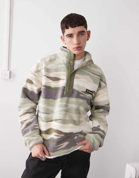 Helvetia Ii Printed Half Snap Fleece