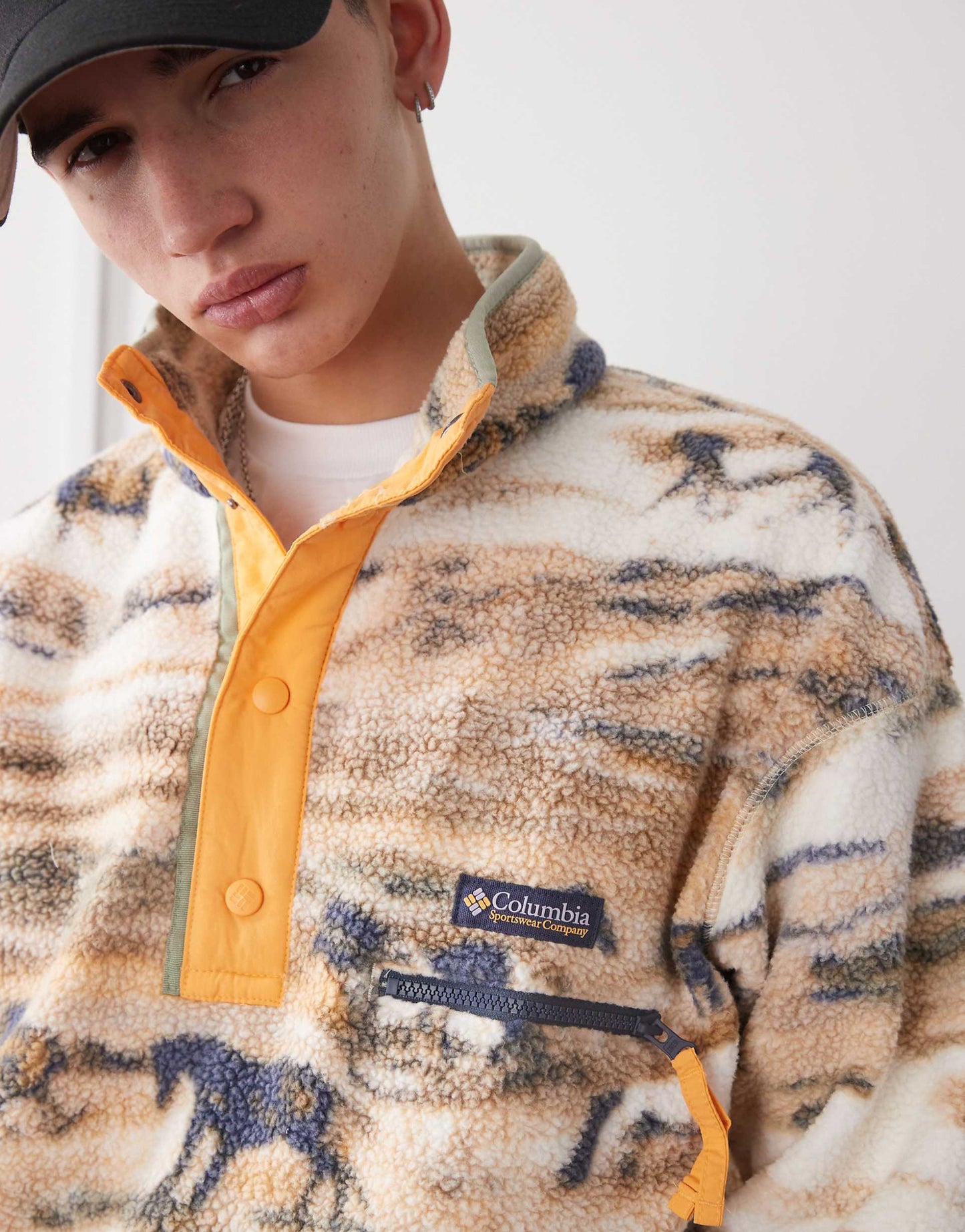 Helvetia Ii Printed Half Snap Fleece