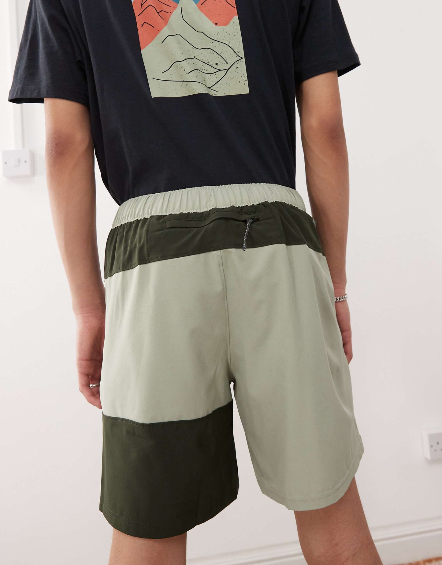 Hike Color Block Shorts