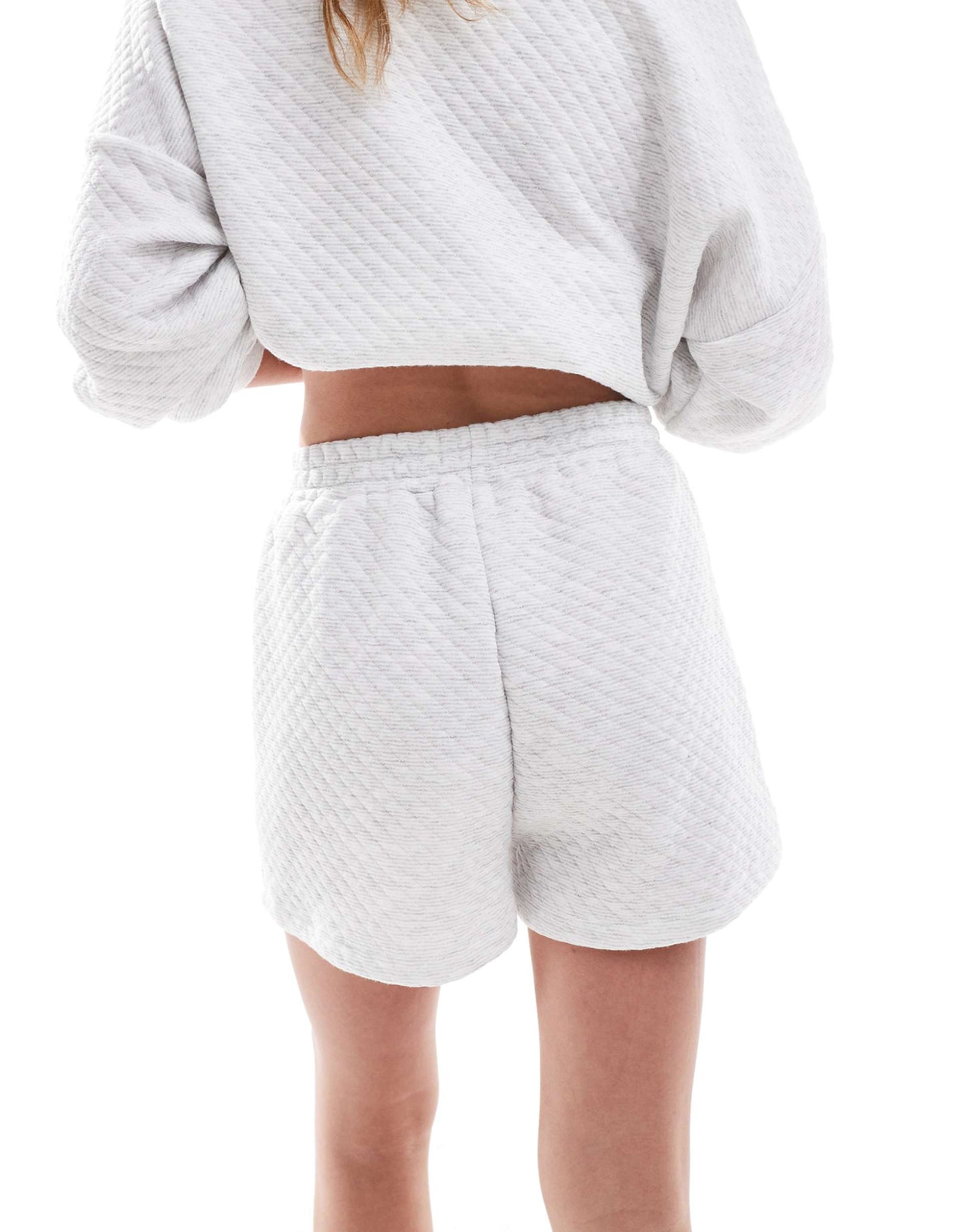 Quilted Sweat Shorts Co-Ord