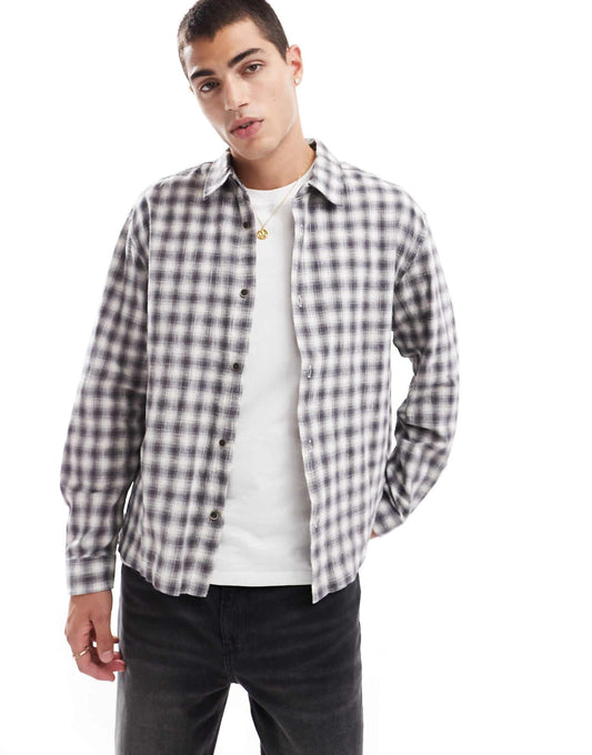 Washed Checked Shirt