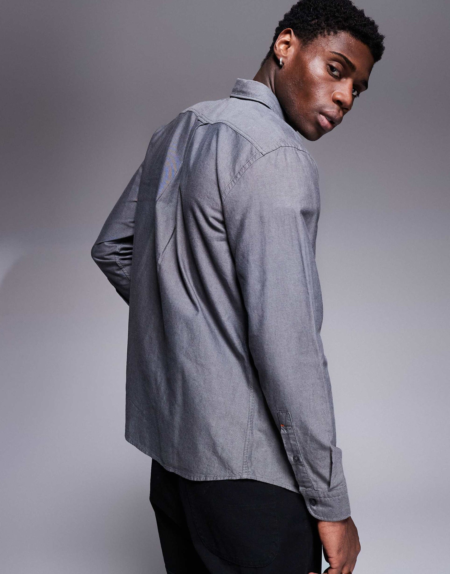 Rickert Tonal Logo Oxford Shirt Regular Fit