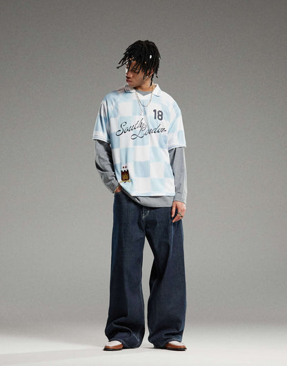 Astro Unisex Low Rise Loose Fit Baggy Jeans