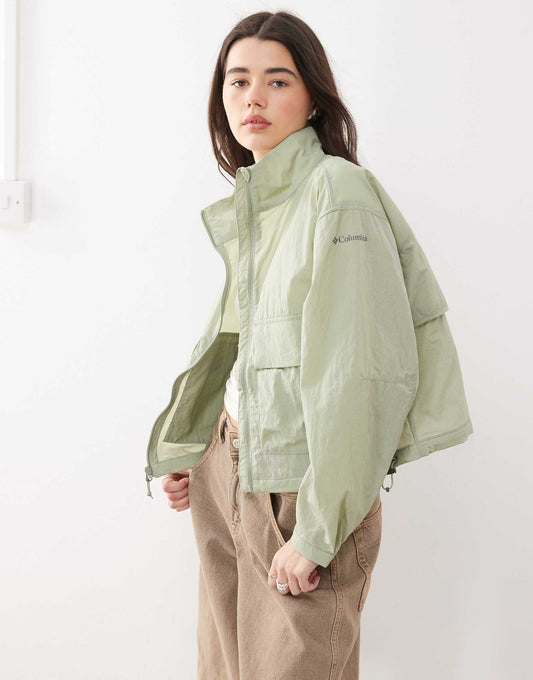 Paracutie Cropped Cargo Windbreaker