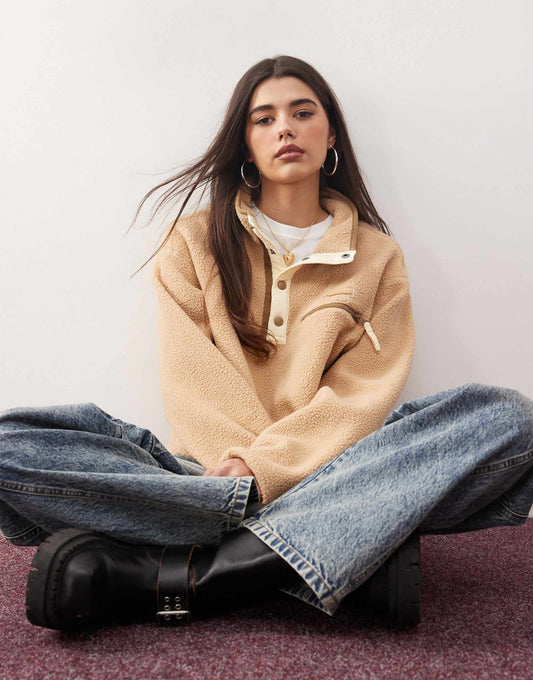 Helvetia Ii Cropped Half Snap Fleece