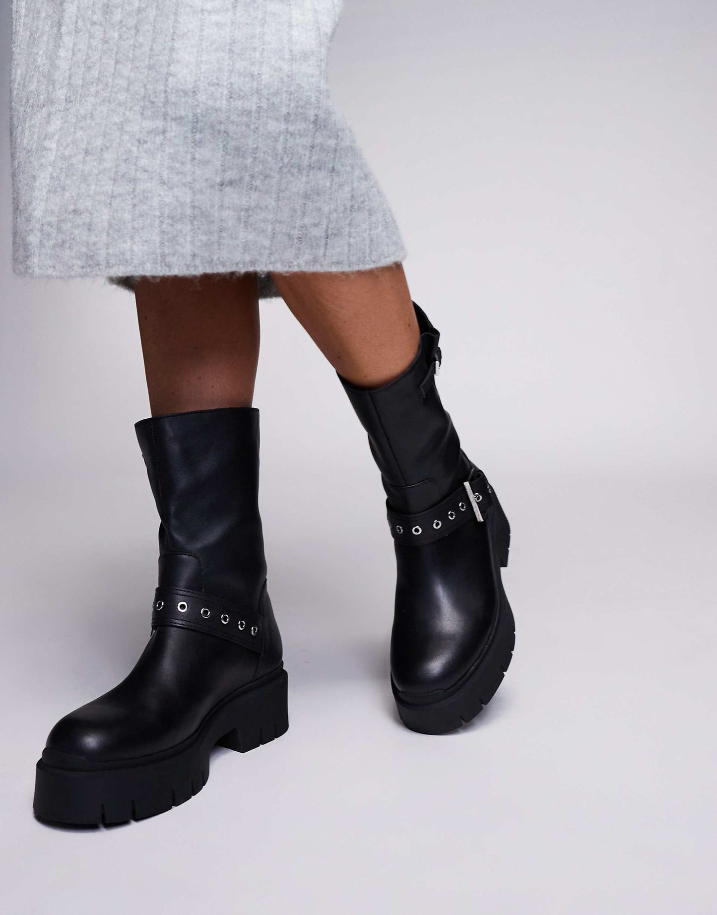 Kris Chunky Biker Boot