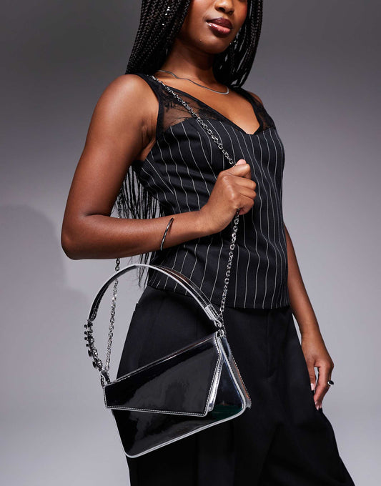 Mel Clutch Bag With Detachable Straps