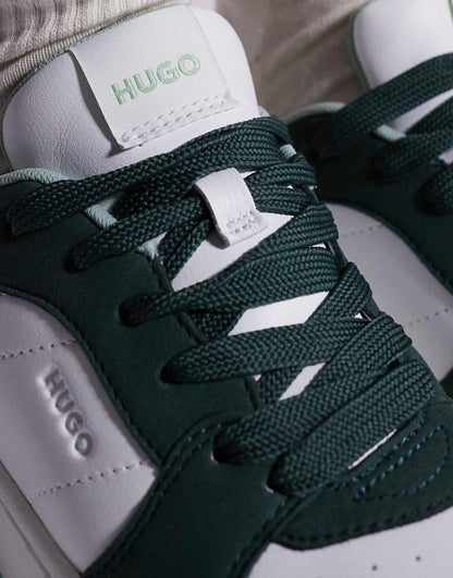 Hadrian Contrast Panel Court Trainer