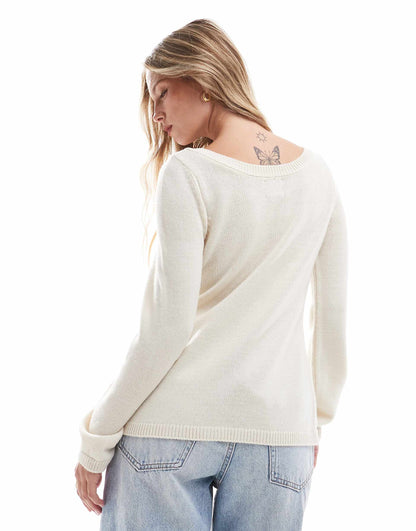 Knitted Boat Knit Cardigan