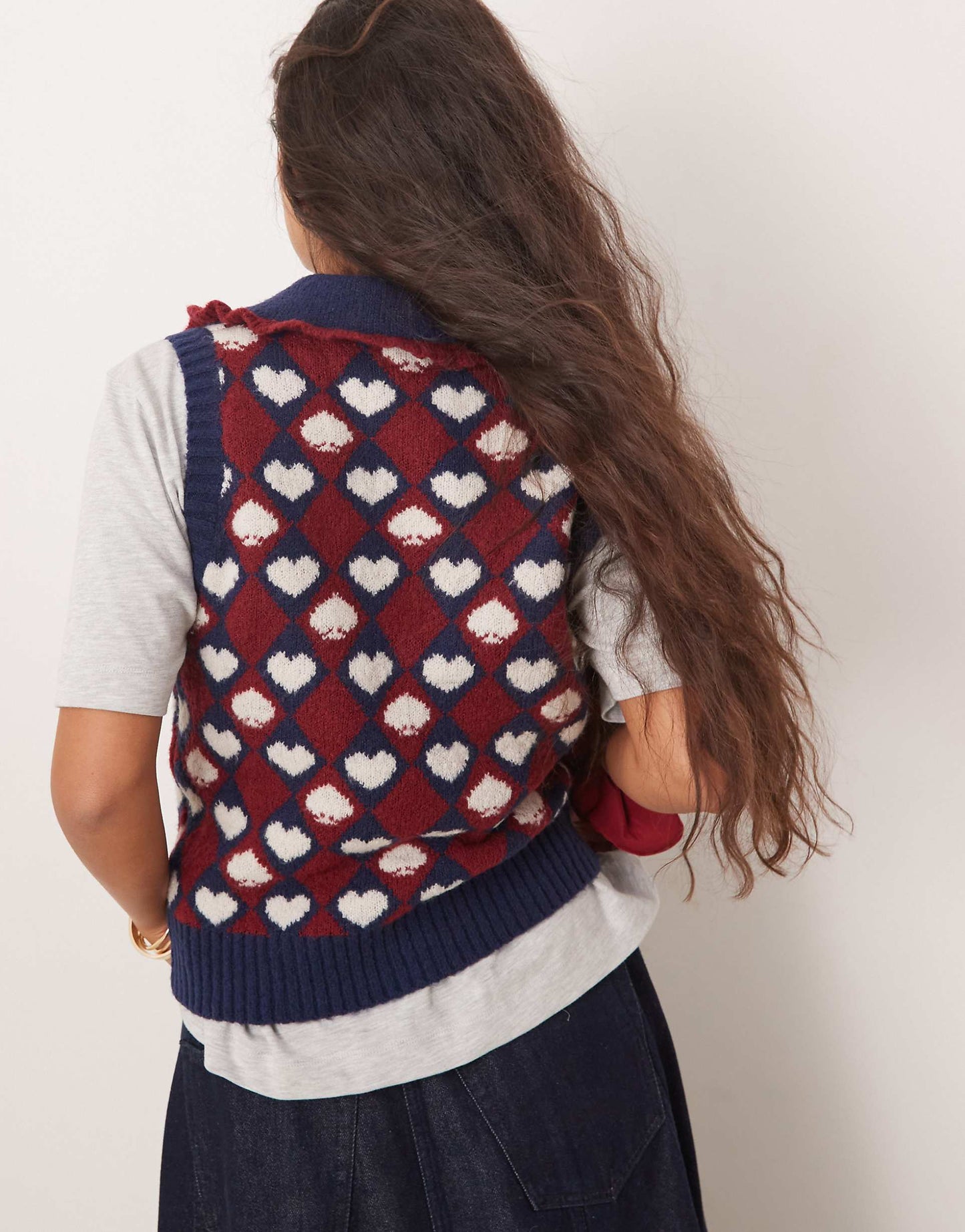 Argyle Harlequin Knitted Vest