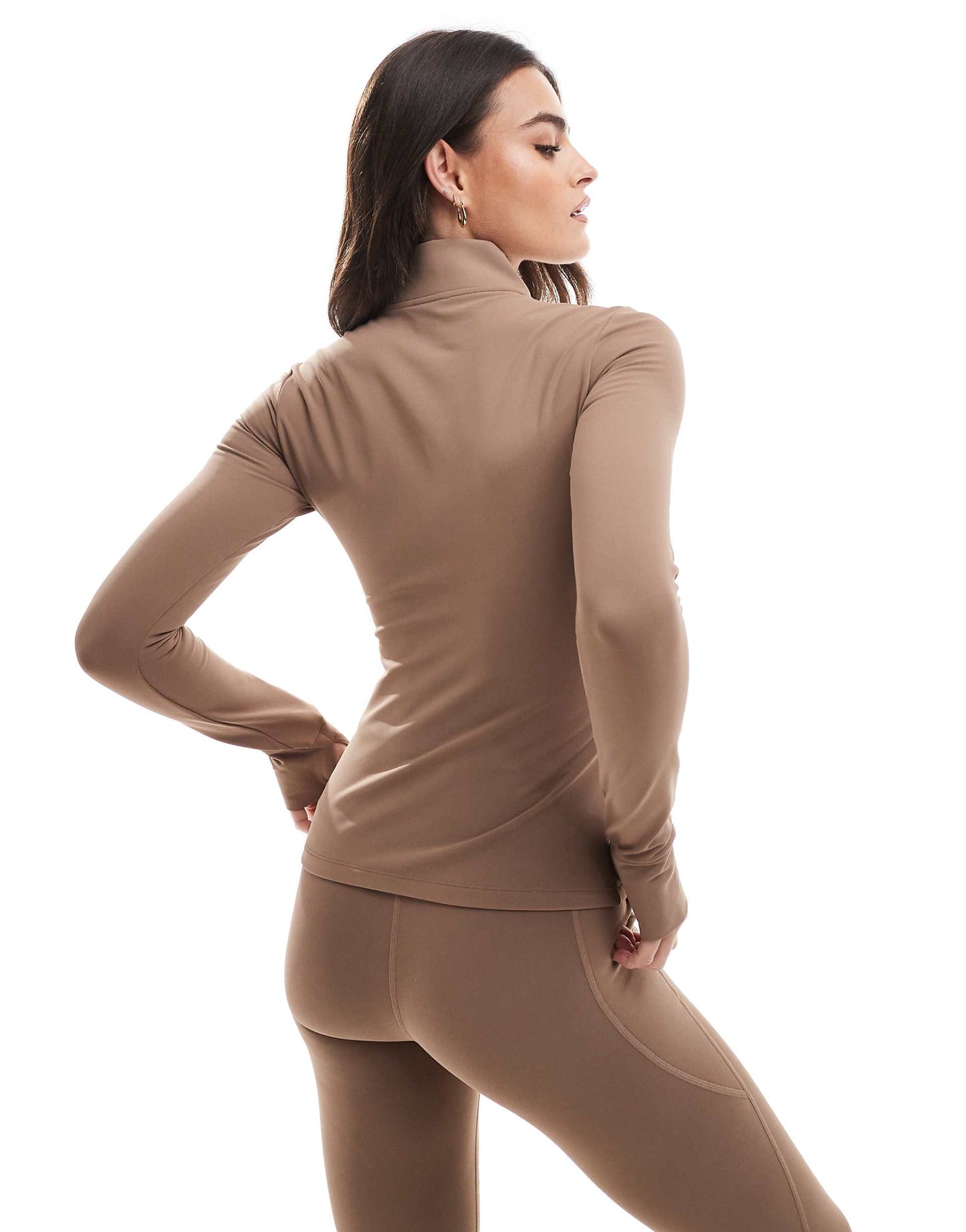 Half Zip Long Sleeve Top