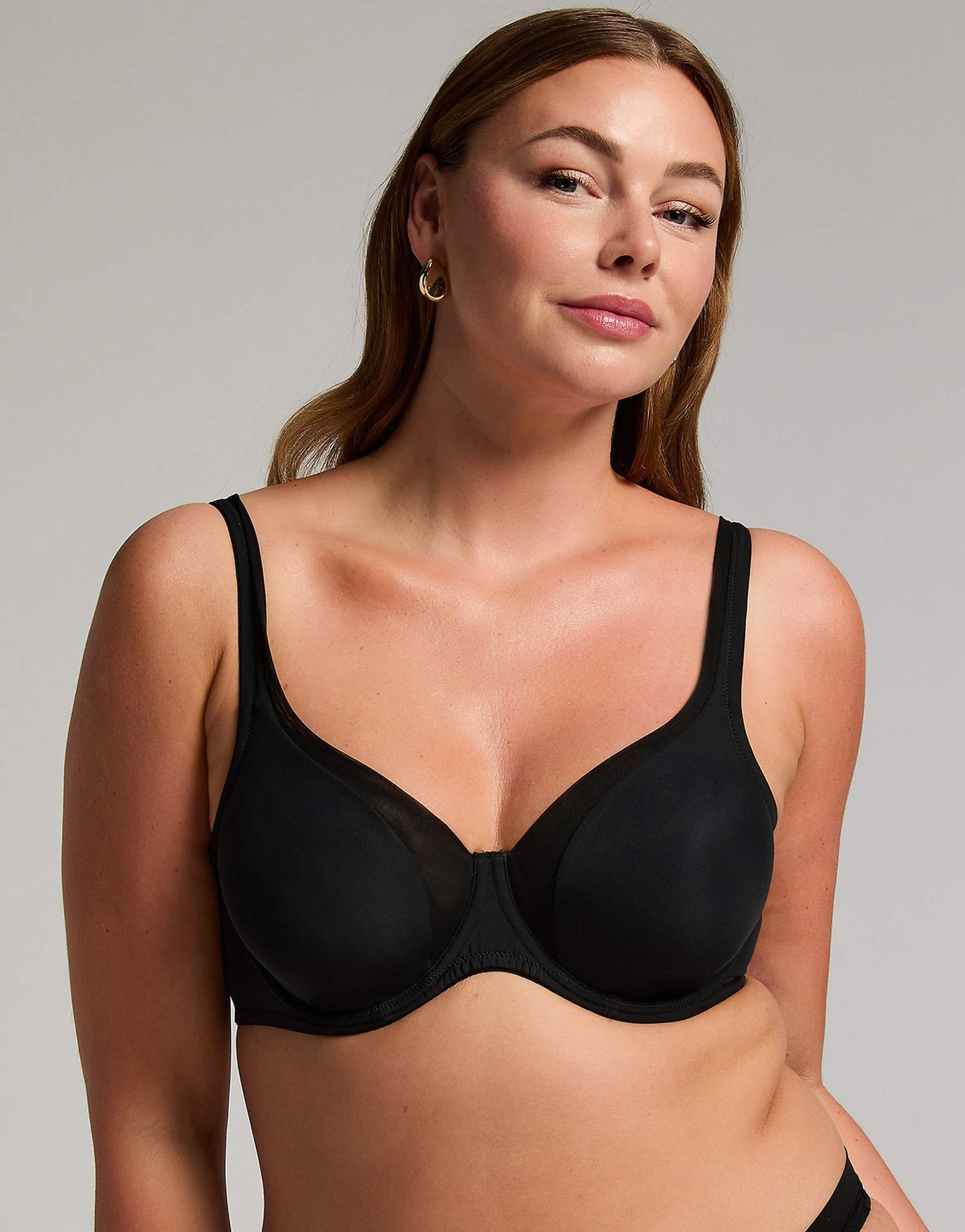 Mesh Non-Padded Underwired Bra