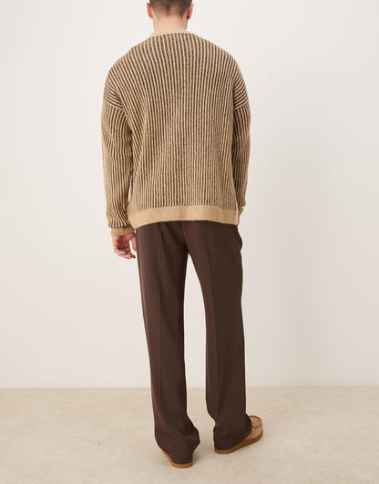 Smart Wide Leg Trousers With Front Pleat