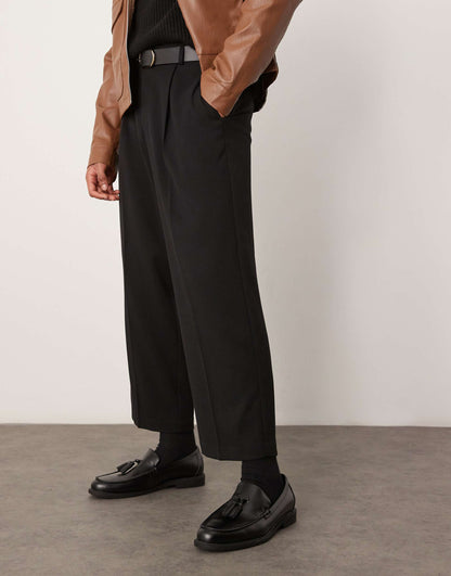 Smart Balloon Crop Trousers